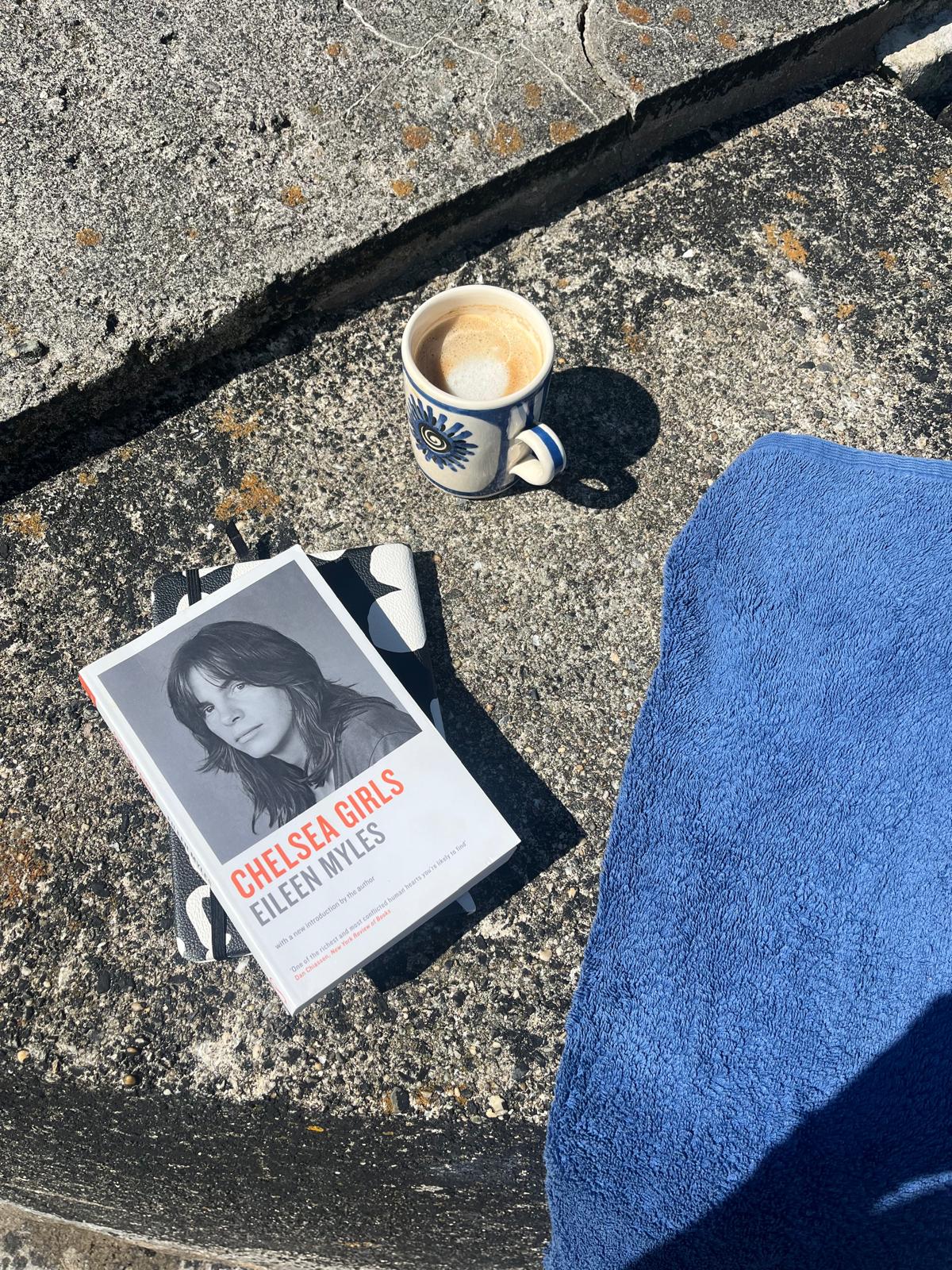 Book and coffee
